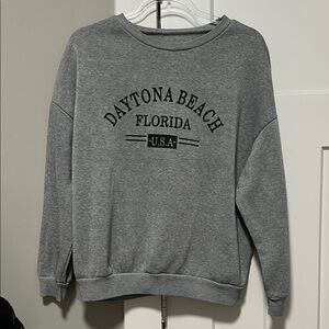 SHEIN Heather Gray Sweatshirt